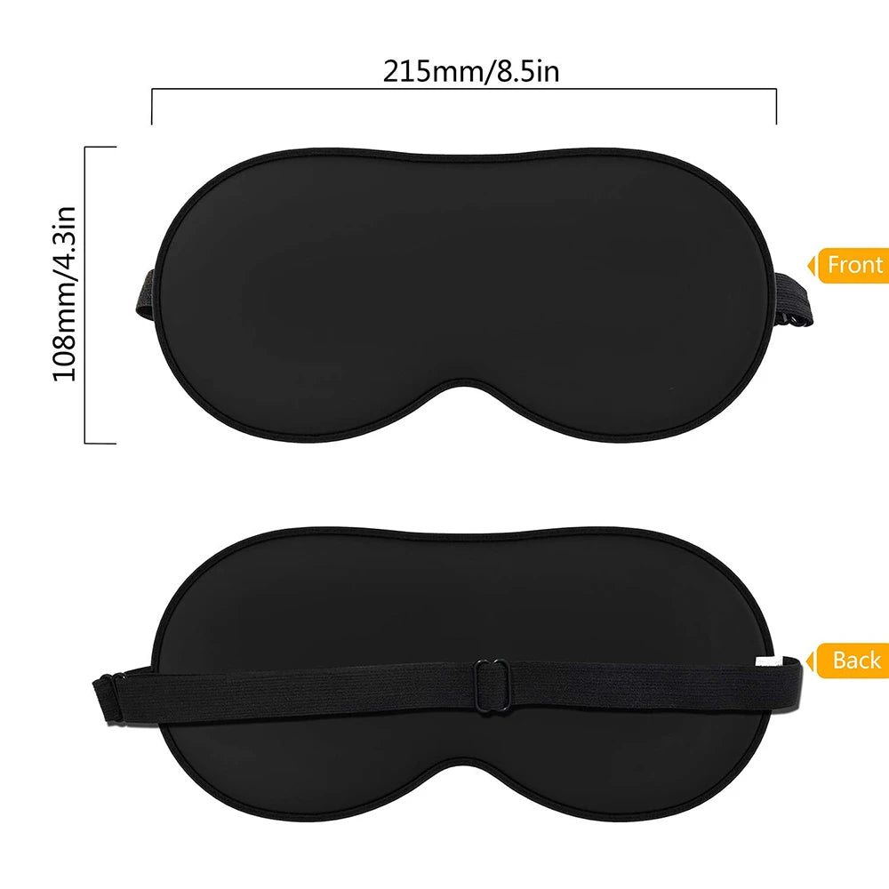 Ultra Soft Skin-Friendly Sleep Mask Pure Naturalfabric and Natural Cotton Filled Sleeping Eye Mask with Adjustable Strap