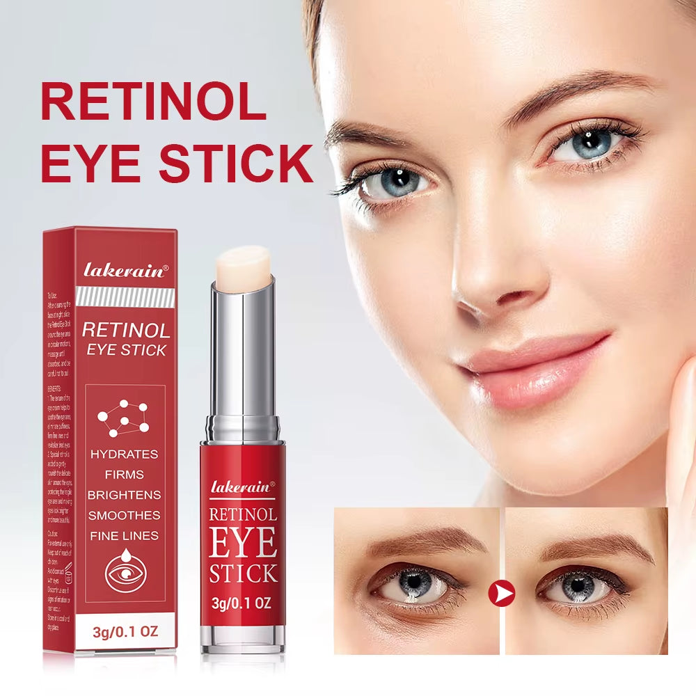 Anti-Wrinkle Eye Cream Stick Retinol Remove Eye Bags Dark Circles anti Aging Lifting Whitening Moisturizing Brighten Eye Primer