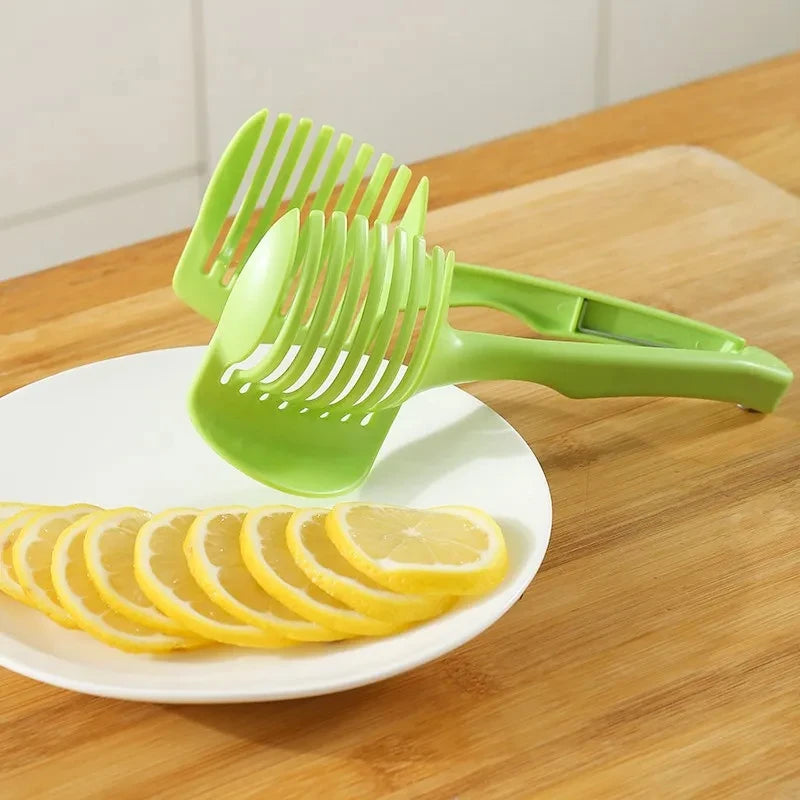 Xiaomi Multifunctional Fruit Slicer Stainless Handheld Lemon Tomato Orange Slicer Cutting Clip Onion Slicer Kitchen Accessorie