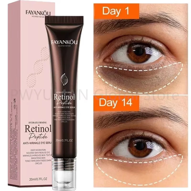 Retinol anti Wrinkle Eye Serum Peptide Remove Dark Circles Eye Bags Puffiness Cream Moisturizing Repairing Korean Skincare New