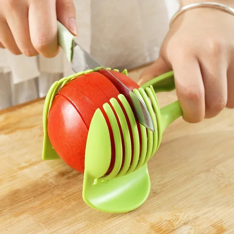 Xiaomi Multifunctional Fruit Slicer Stainless Handheld Lemon Tomato Orange Slicer Cutting Clip Onion Slicer Kitchen Accessorie