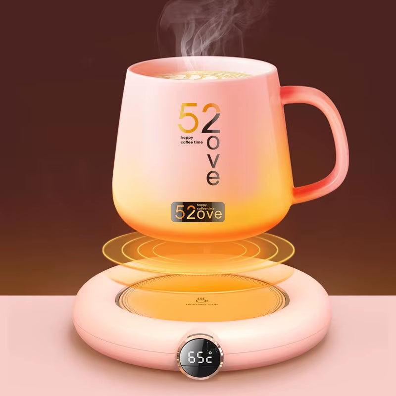 2024 Stock Christmas Gifts Coffee Mug Warmer with Auto Shut off for Home Office Desk Use, Heating Plate USB Electric Cup Warmer