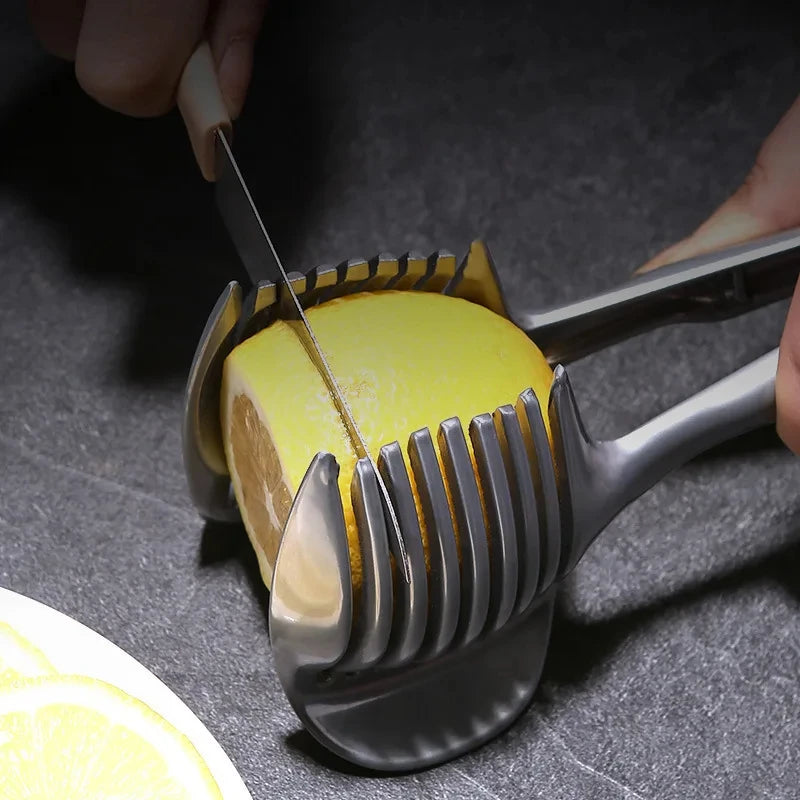 Xiaomi Multifunctional Fruit Slicer Stainless Handheld Lemon Tomato Orange Slicer Cutting Clip Onion Slicer Kitchen Accessorie